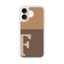 スリムプロテクションケース［ オリジナル - initial two tone - F brown ］