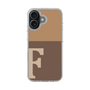 スリムプロテクションケース［ オリジナル - initial two tone - F brown ］