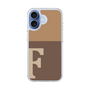 スリムプロテクションケース［ オリジナル - initial two tone - F brown ］