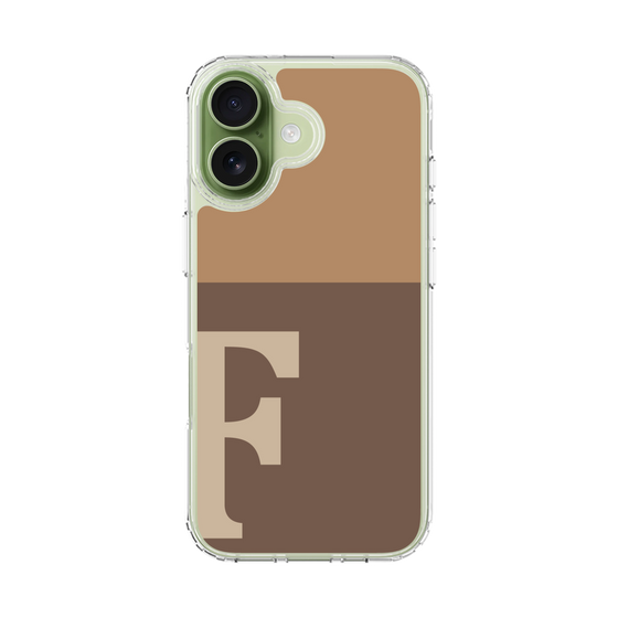 スリムプロテクションケース［ オリジナル - initial two tone - F brown ］