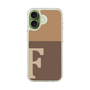 スリムプロテクションケース［ オリジナル - initial two tone - F brown ］