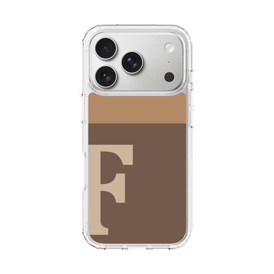 スリムプロテクションケース［ オリジナル - initial two tone - F brown ］