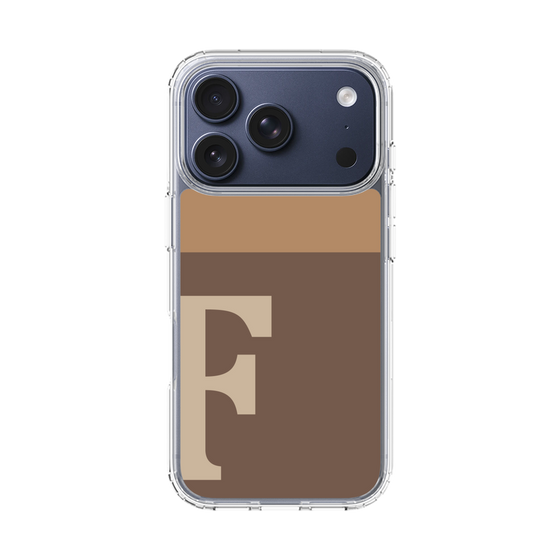 スリムプロテクションケース［ オリジナル - initial two tone - F brown ］
