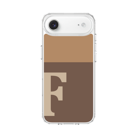 スリムプロテクションケース［ オリジナル - initial two tone - F brown ］