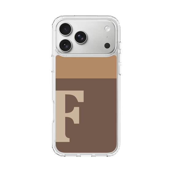 スリムプロテクションケース［ オリジナル - initial two tone - F brown ］