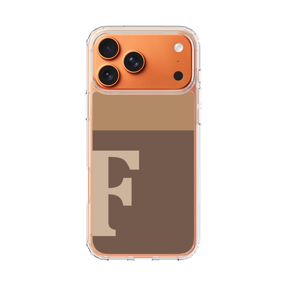 スリムプロテクションケース［ オリジナル - initial two tone - F brown ］
