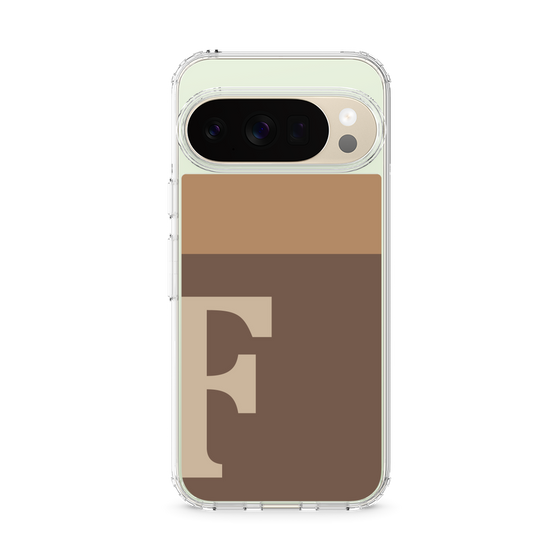 スリムプロテクションケース［ オリジナル - initial two tone - F brown ］