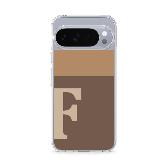 スリムプロテクションケース［ オリジナル - initial two tone - F brown ］