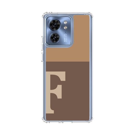 スリムプロテクションケース［ オリジナル - initial two tone - F brown ］