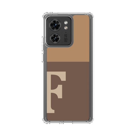 スリムプロテクションケース［ オリジナル - initial two tone - F brown ］