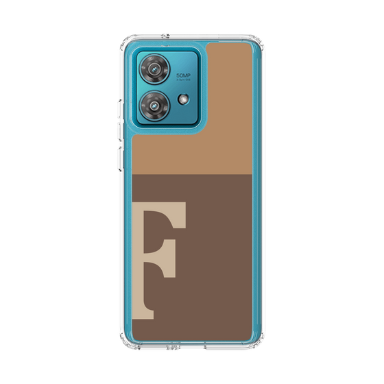 スリムプロテクションケース［ オリジナル - initial two tone - F brown ］