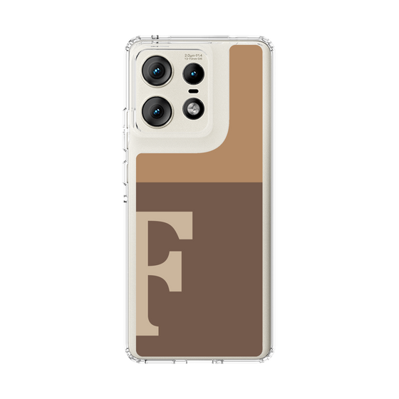 スリムプロテクションケース［ オリジナル - initial two tone - F brown ］