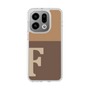 スリムプロテクションケース［ オリジナル - initial two tone - F brown ］