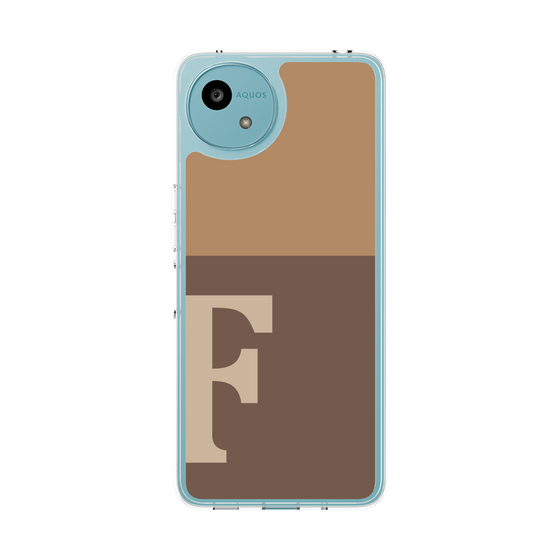 スリムプロテクションケース［ オリジナル - initial two tone - F brown ］