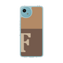 スリムプロテクションケース［ オリジナル - initial two tone - F brown ］