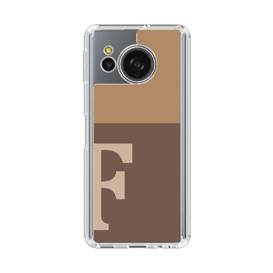 スリムプロテクションケース［ オリジナル - initial two tone - F brown ］
