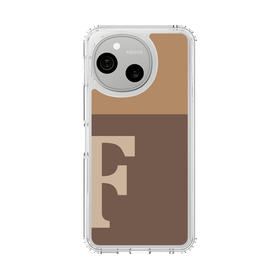 スリムプロテクションケース［ オリジナル - initial two tone - F brown ］