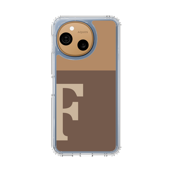 スリムプロテクションケース［ オリジナル - initial two tone - F brown ］