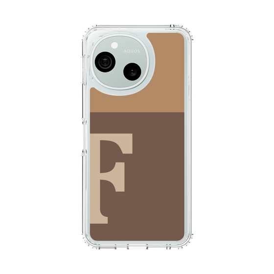 スリムプロテクションケース［ オリジナル - initial two tone - F brown ］