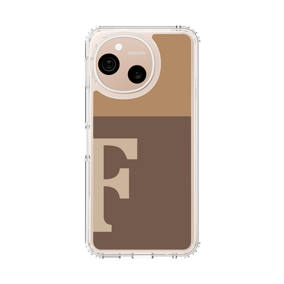 スリムプロテクションケース［ オリジナル - initial two tone - F brown ］