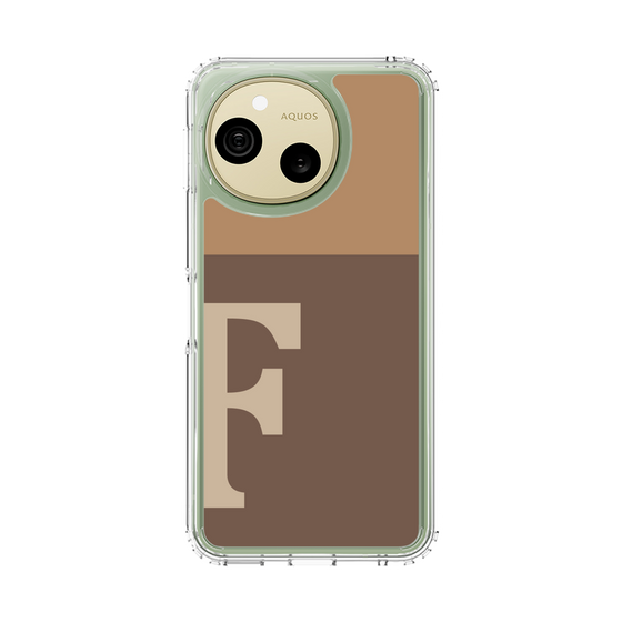 スリムプロテクションケース［ オリジナル - initial two tone - F brown ］