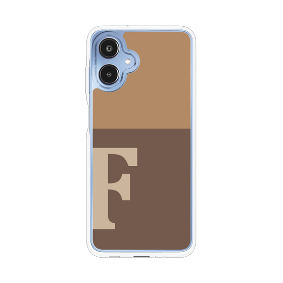 スリムプロテクションケース［ オリジナル - initial two tone - F brown ］