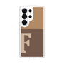スリムプロテクションケース［ オリジナル - initial two tone - F brown ］