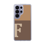 スリムプロテクションケース［ オリジナル - initial two tone - F brown ］