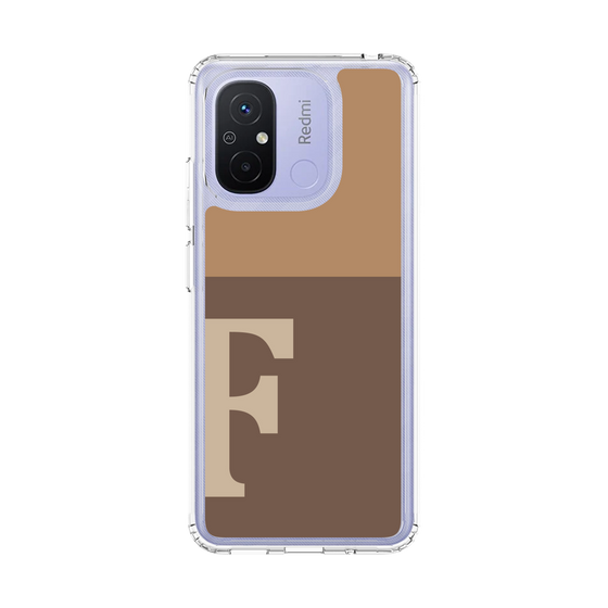 スリムプロテクションケース［ オリジナル - initial two tone - F brown ］