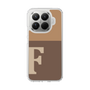 スリムプロテクションケース［ オリジナル - initial two tone - F brown ］