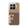 スリムプロテクションケース［ オリジナル - initial two tone - F brown ］