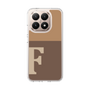 スリムプロテクションケース［ オリジナル - initial two tone - F brown ］