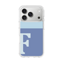 スリムプロテクションケース［ オリジナル - initial two tone - F blue ］