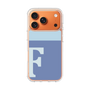 スリムプロテクションケース［ オリジナル - initial two tone - F blue ］