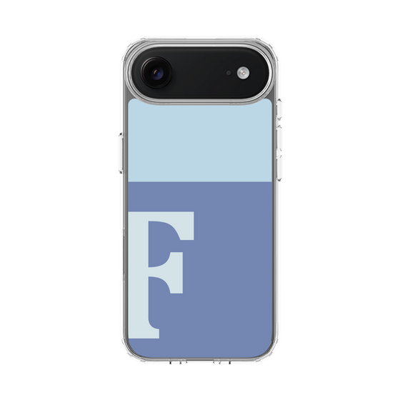 スリムプロテクションケース［ オリジナル - initial two tone - F blue ］