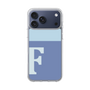 スリムプロテクションケース［ オリジナル - initial two tone - F blue ］