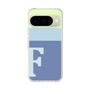 スリムプロテクションケース［ オリジナル - initial two tone - F blue ］