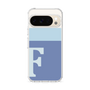 スリムプロテクションケース［ オリジナル - initial two tone - F blue ］