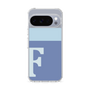 スリムプロテクションケース［ オリジナル - initial two tone - F blue ］