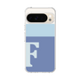 スリムプロテクションケース［ オリジナル - initial two tone - F blue ］