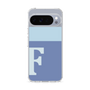 スリムプロテクションケース［ オリジナル - initial two tone - F blue ］