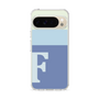 スリムプロテクションケース［ オリジナル - initial two tone - F blue ］
