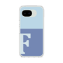 スリムプロテクションケース［ オリジナル - initial two tone - F blue ］