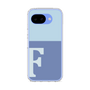 スリムプロテクションケース［ オリジナル - initial two tone - F blue ］