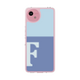 スリムプロテクションケース［ オリジナル - initial two tone - F blue ］