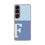 スリムプロテクションケース［ オリジナル - initial two tone - F blue ］