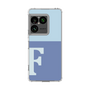 スリムプロテクションケース［ オリジナル - initial two tone - F blue ］
