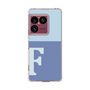 スリムプロテクションケース［ オリジナル - initial two tone - F blue ］