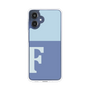スリムプロテクションケース［ オリジナル - initial two tone - F blue ］