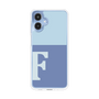 スリムプロテクションケース［ オリジナル - initial two tone - F blue ］